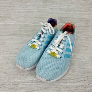 Adidas ZX Flux‎ Blue Torsion Sneakers Women's US 9 Colorful Accents